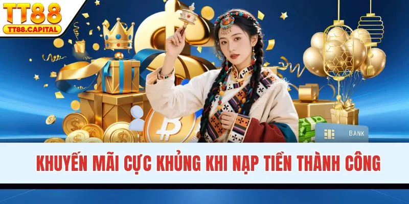 Khuyến mãi cực khủng khi nạp tiền thành công